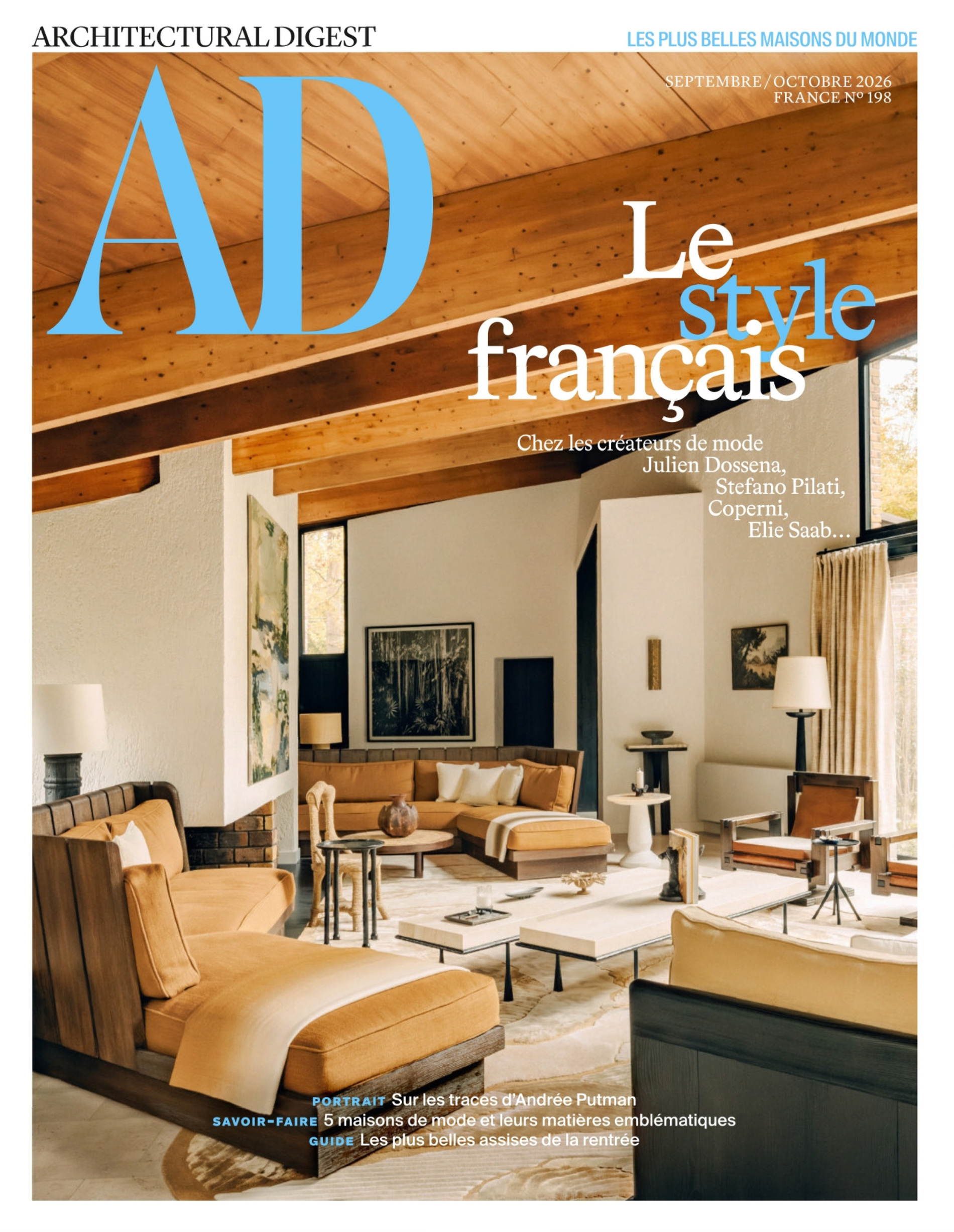 Architectural Digest France, septembre 2026