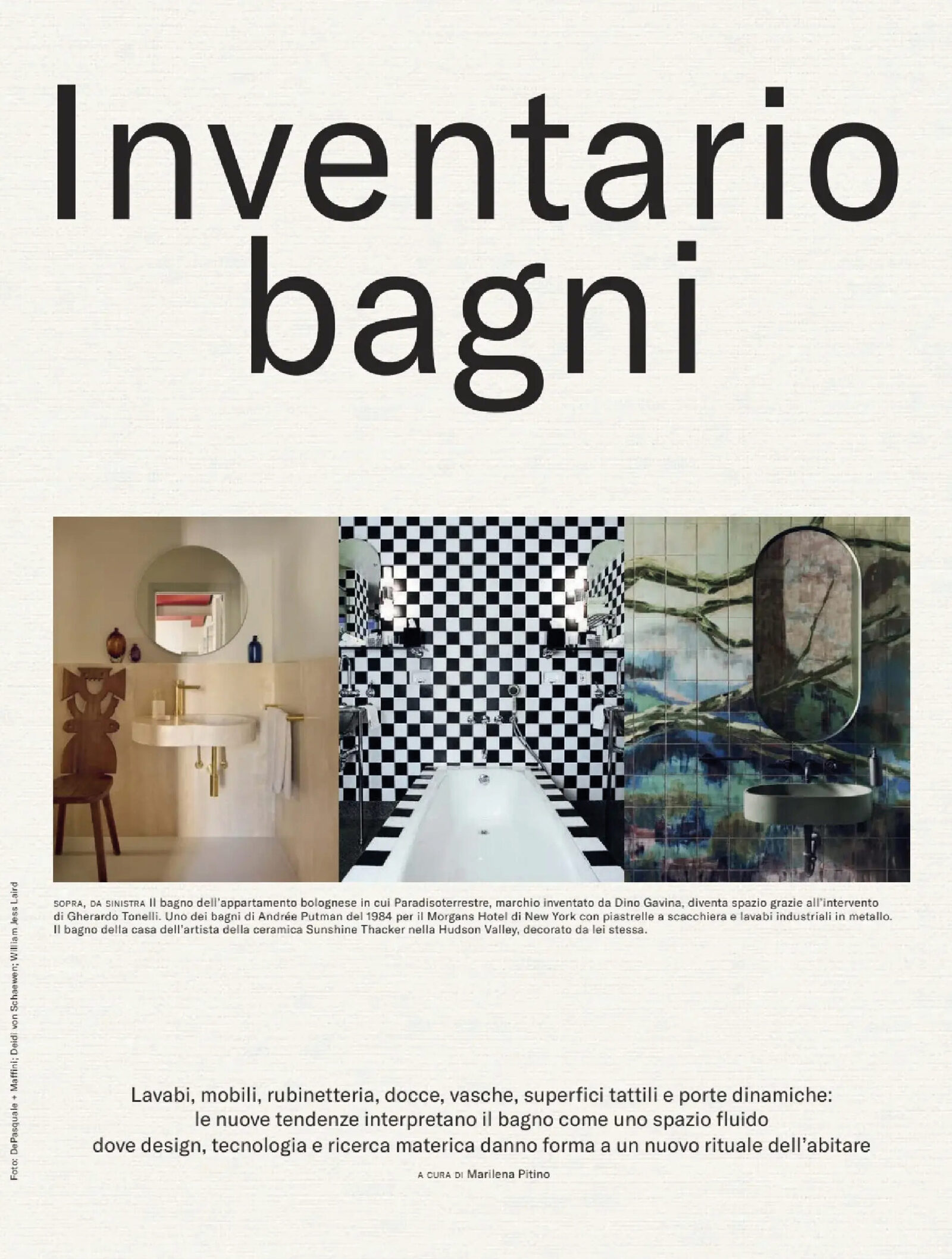 Architectural Digest Italia, octobre 2026